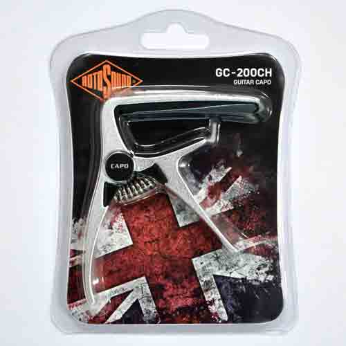 Roto guitar capo - silver