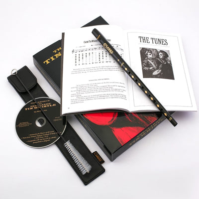 Original 'D' Tinwhistle, Tutor & CD, Pouch & Brush