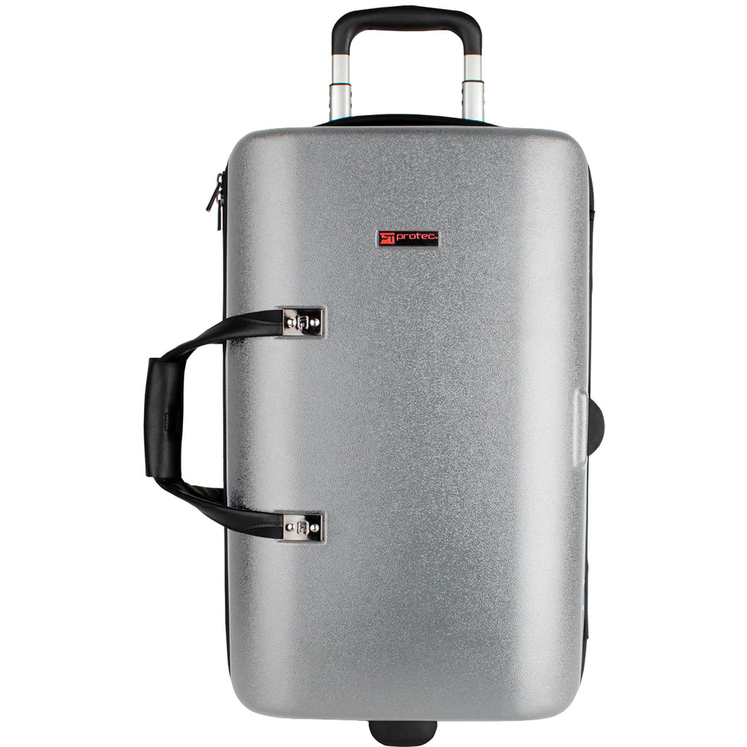 Protec Single / Double / Triple Horn ZIP Case (Silver BLT301TSX)