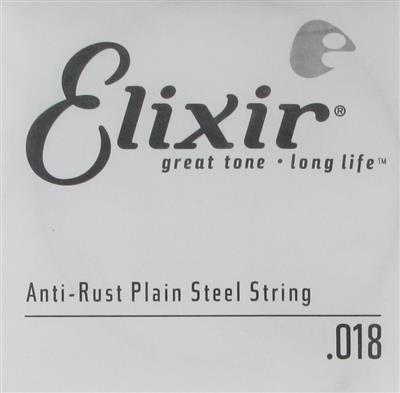 Elixir E13018 Plain Single String .018 Alegree