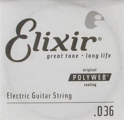 Elixir E13236 Electric Poly .036 Single String