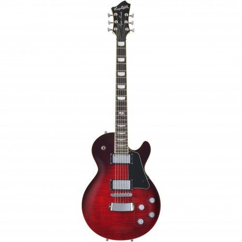 Hagstrom Super Swede Mkiii Crimson Flame With Hard Case