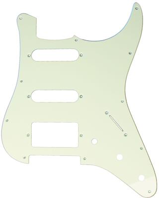 Sc Hss 1 Ply Pickguard White