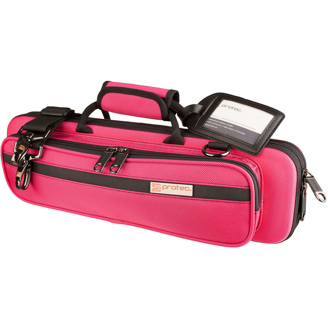 Protec Flute PRO PAC Case Slimline (Hot Pink PB308HP)