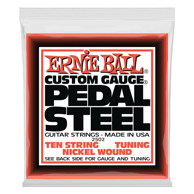 Ernie Ball Pedal Steel E9 Set - 10 String Nickel Wound