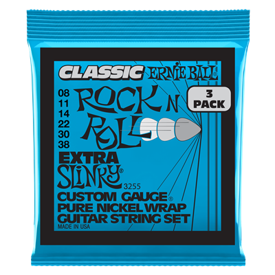 Ernie Ball Classic Pure Nickel Slinky Set 8-38 (3 Set Pack)