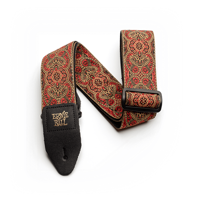 Ernie Ball Strap Jacquard Crimson Paisley