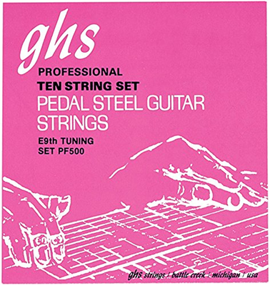 Ghs Pedal Steel Nickel Rockers E9Th. Set