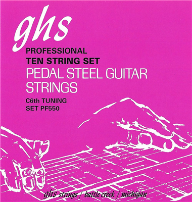 Ghs Pedal Steel Nickel Rockers C6th. Set