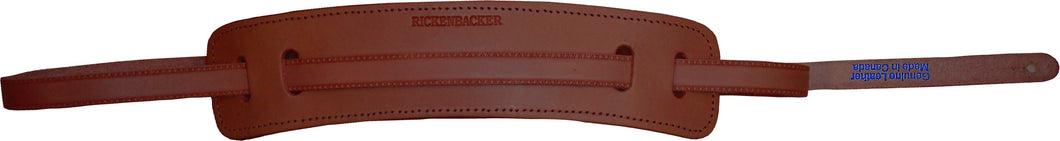 Rickenbacker Leather Guitar Strap - Maroon