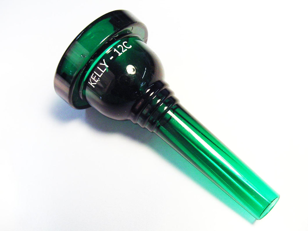 Kelly Mouthpieces Trombone Mouthpiece 12C Crystal Green