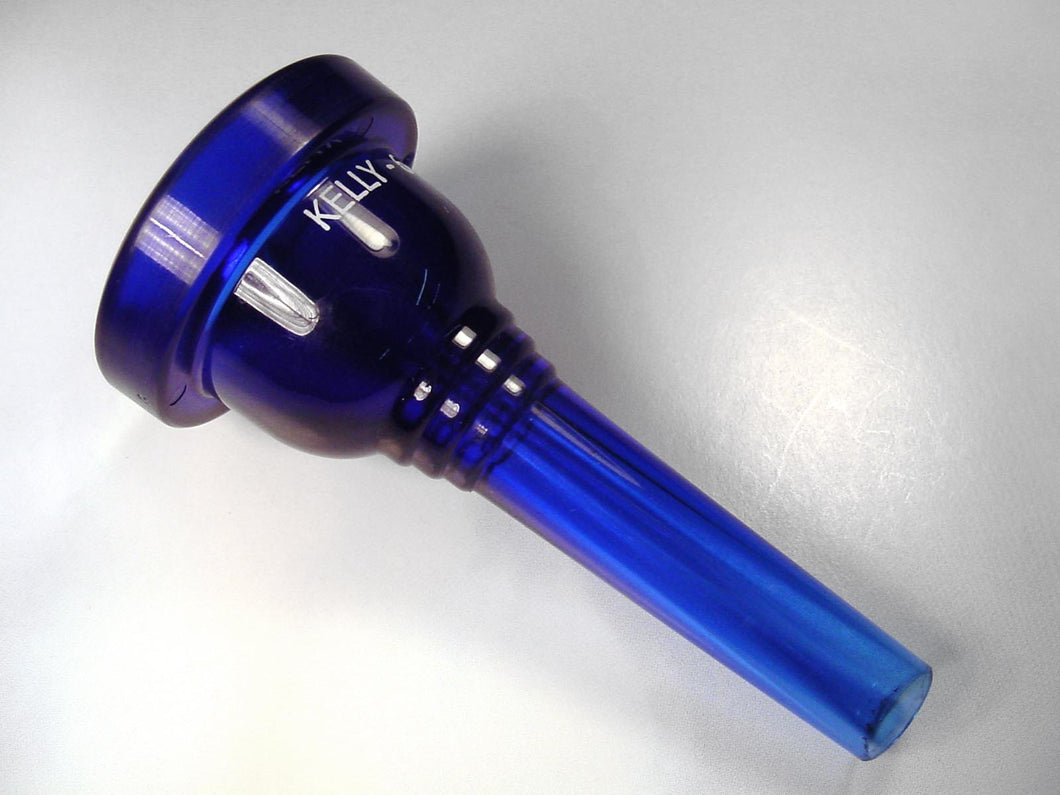Kelly Mouthpieces Trombone Mouthpiece 12C Crystal Blue