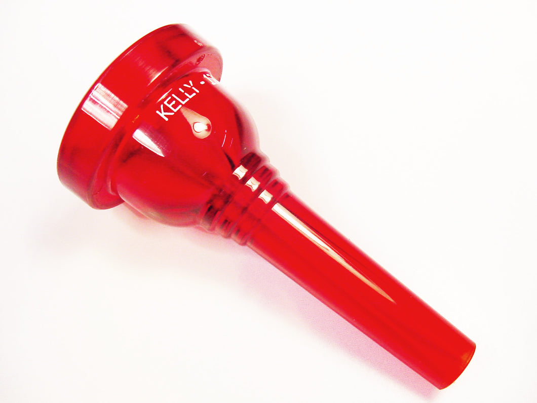 Kelly Mouthpieces Euphonium Mouthpiece 5G Euro Shank Crystal Red